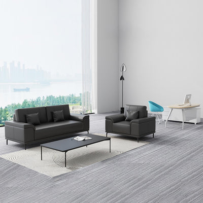 Clouds Atlas Leather Sofa - Timeless Lounge Sofa with Premium Full-Grain Leather
