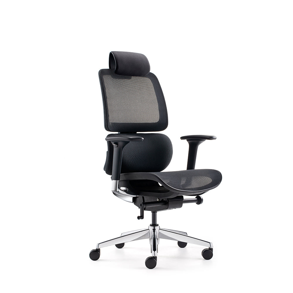 Modern Luxury Ergonomic Headrest Home Computer Chair Grid Chair Rotating Office Chair