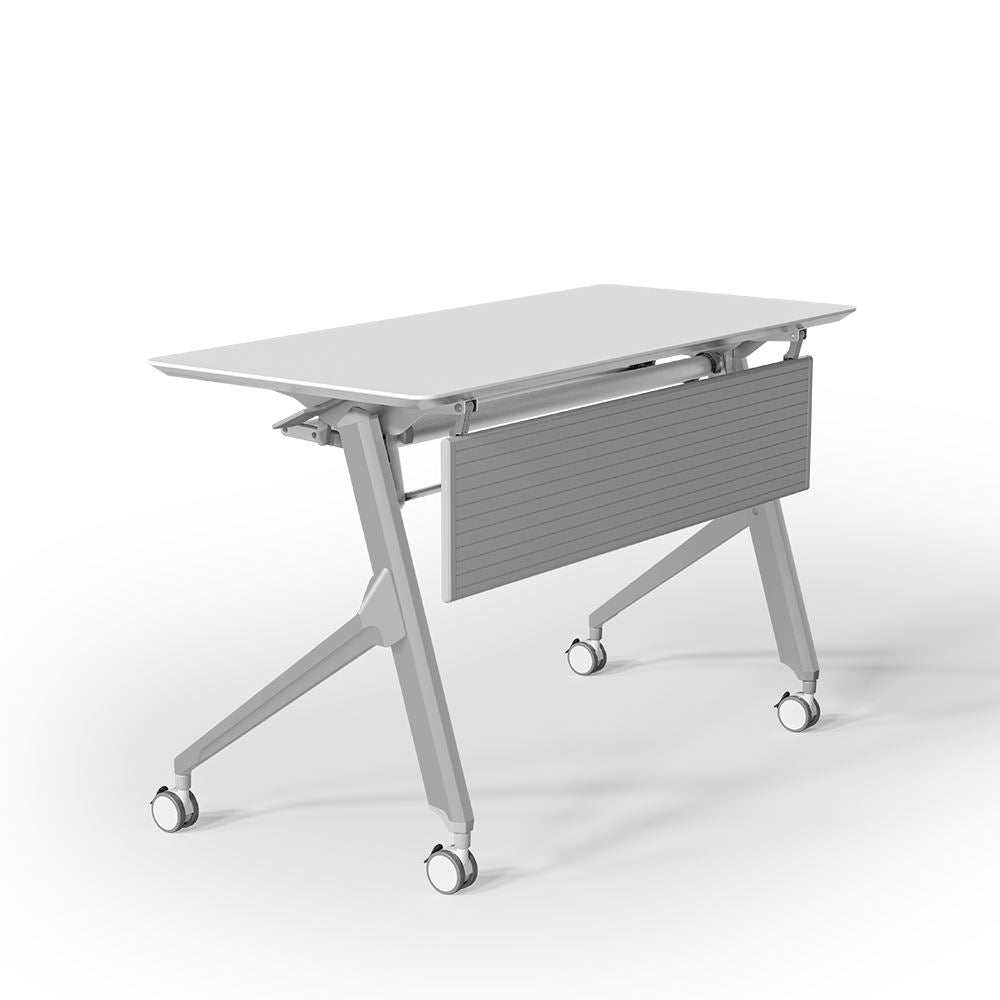 Folding Training Student Desk Stack Splice Combination Round Office Conference Table Free Splice Negotiation Desk