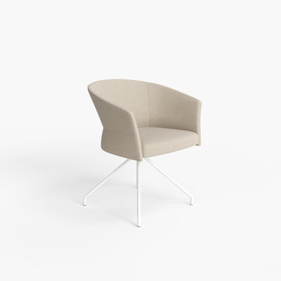 Boucle Barrel Chair - Modern Accent Chair for Reception & Lounge