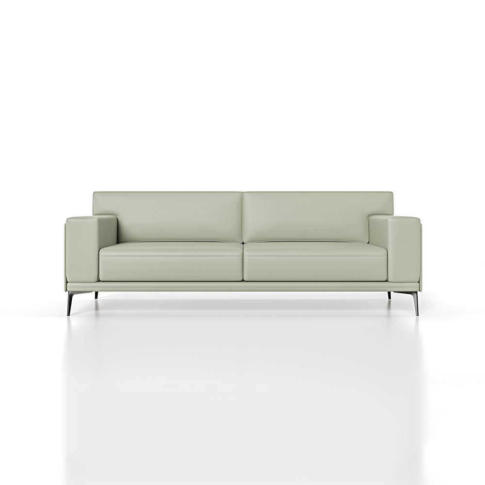 Manufacturers Direct Custom Modern Italian Leisure Leather Sofa Leisure Chair with Armrest Living Room Leisure Furniture