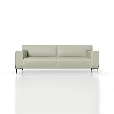 Manufacturers Direct Custom Modern Italian Leisure Leather Sofa Leisure Chair with Armrest Living Room Leisure Furniture