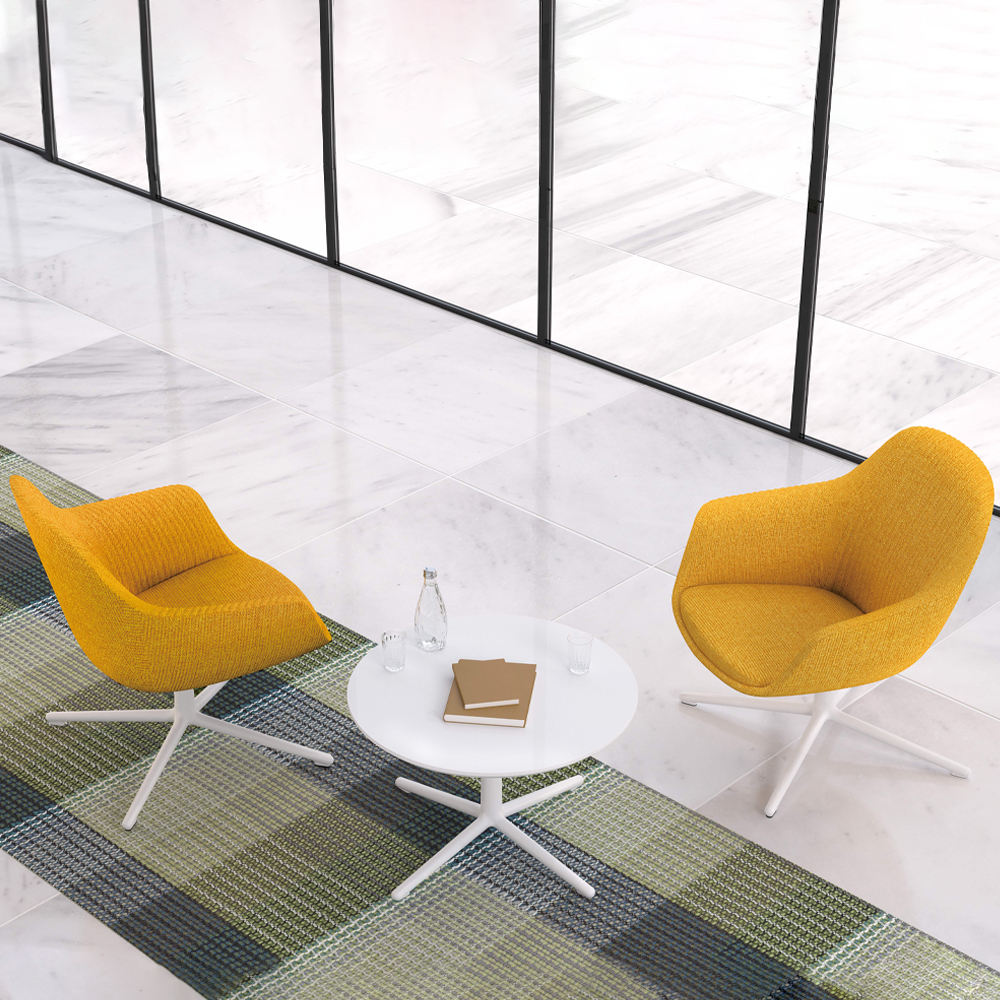 High Quality Fabric Wooden Leg Modern Office Waiting Room Visitor Living Room Chairs