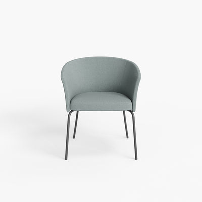 Boucle Barrel Chair - Modern Accent Chair for Reception & Lounge