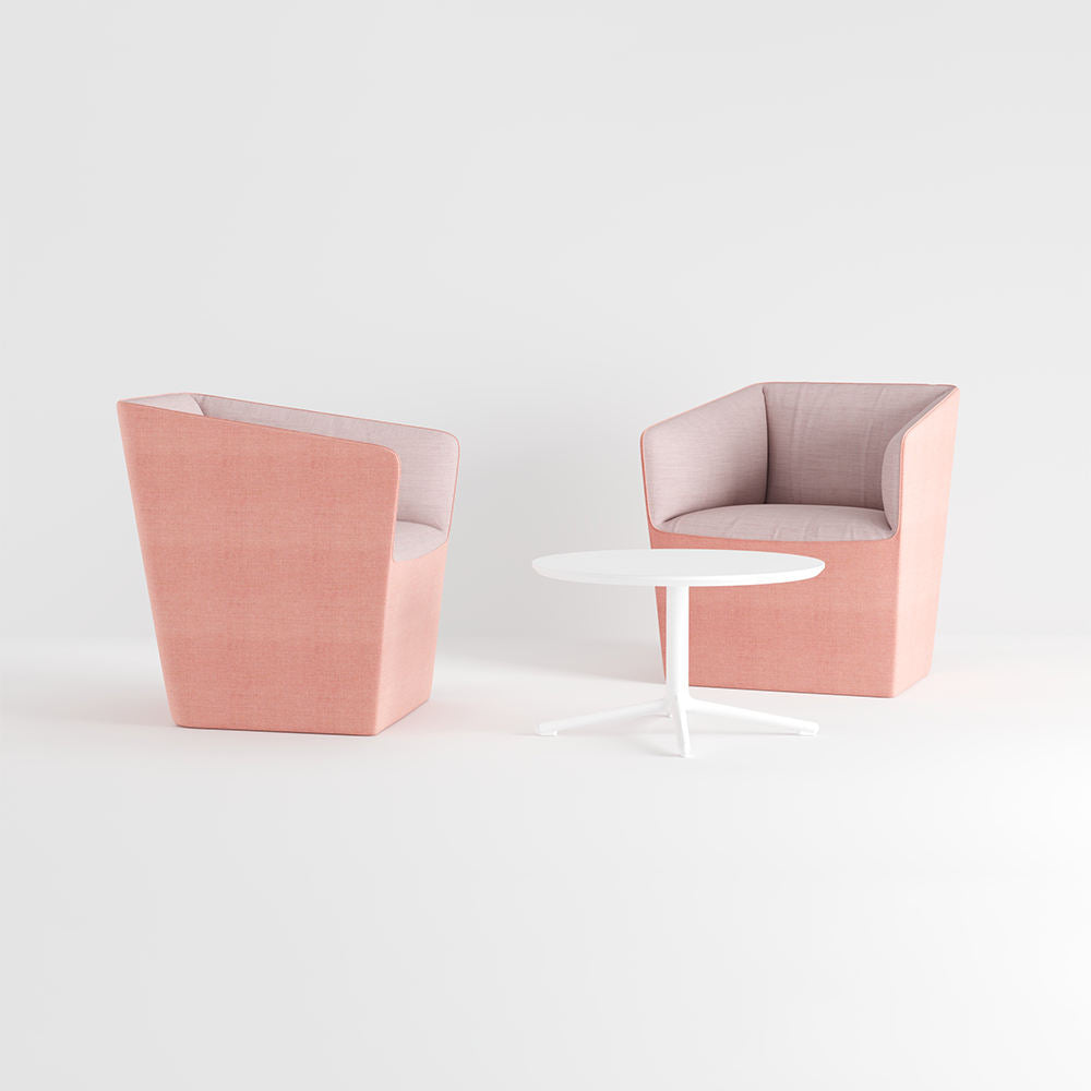 Square Guest Chair - Modern Reception Sofa for Office Waiting Areas