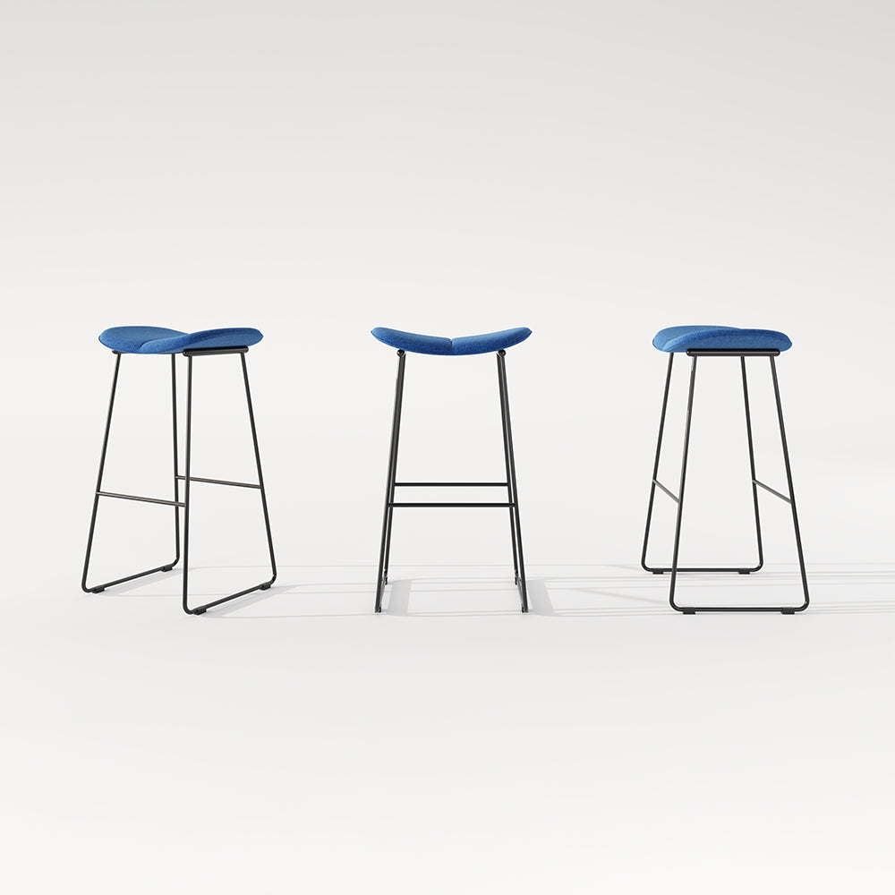 Curved Counter Stool - Ergonomic Seat for Bar & Kitchen Islands