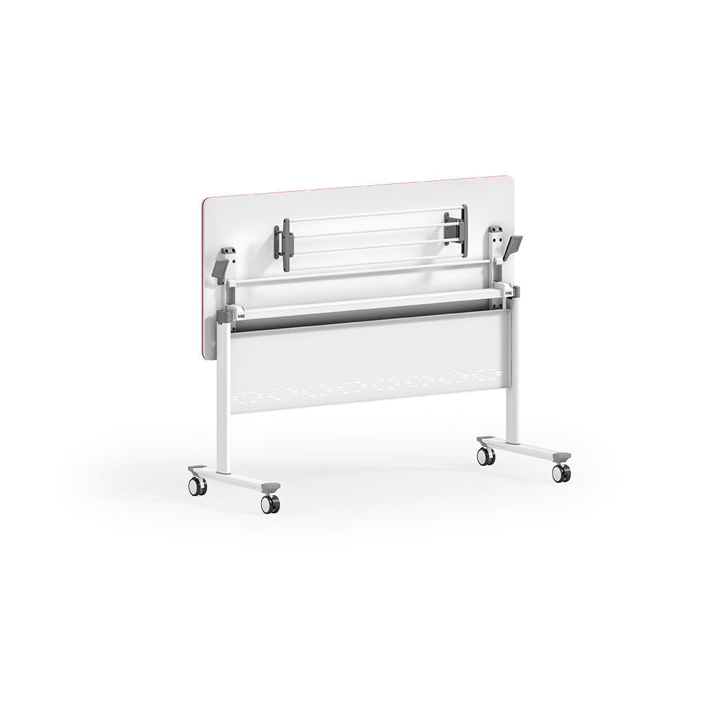 Modern Office Simple Design Mobile Metal Folding Training Table Can Be Customized Folding Table School Desk Academy Desk