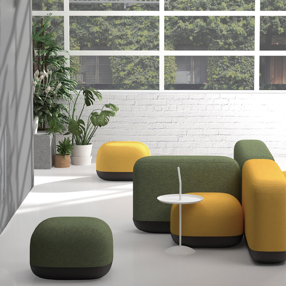 Modular Office Lounge Sofa Set - Mix & Match Different Units for Custom Layouts