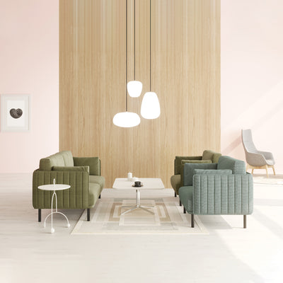 Meeting Booth Sofa Set - High-Back Privacy Pod for Office & Conference Rooms