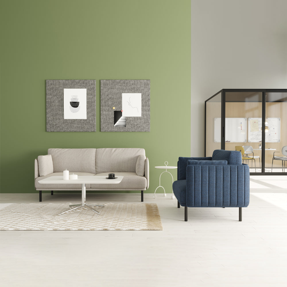 Meeting Booth Sofa Set - High-Back Privacy Pod for Office & Conference Rooms