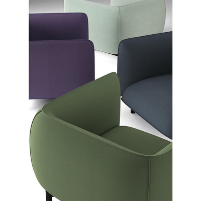 Ultra-Soft Round Sofa - Ergonomic Lounge Chair with Gentle Curves