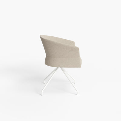 Boucle Barrel Chair - Modern Accent Chair for Reception & Lounge