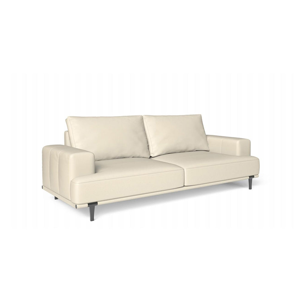 Clouds Atlas Sofa - Contemporary Leather Lounge Sofa with Plush Cushioning