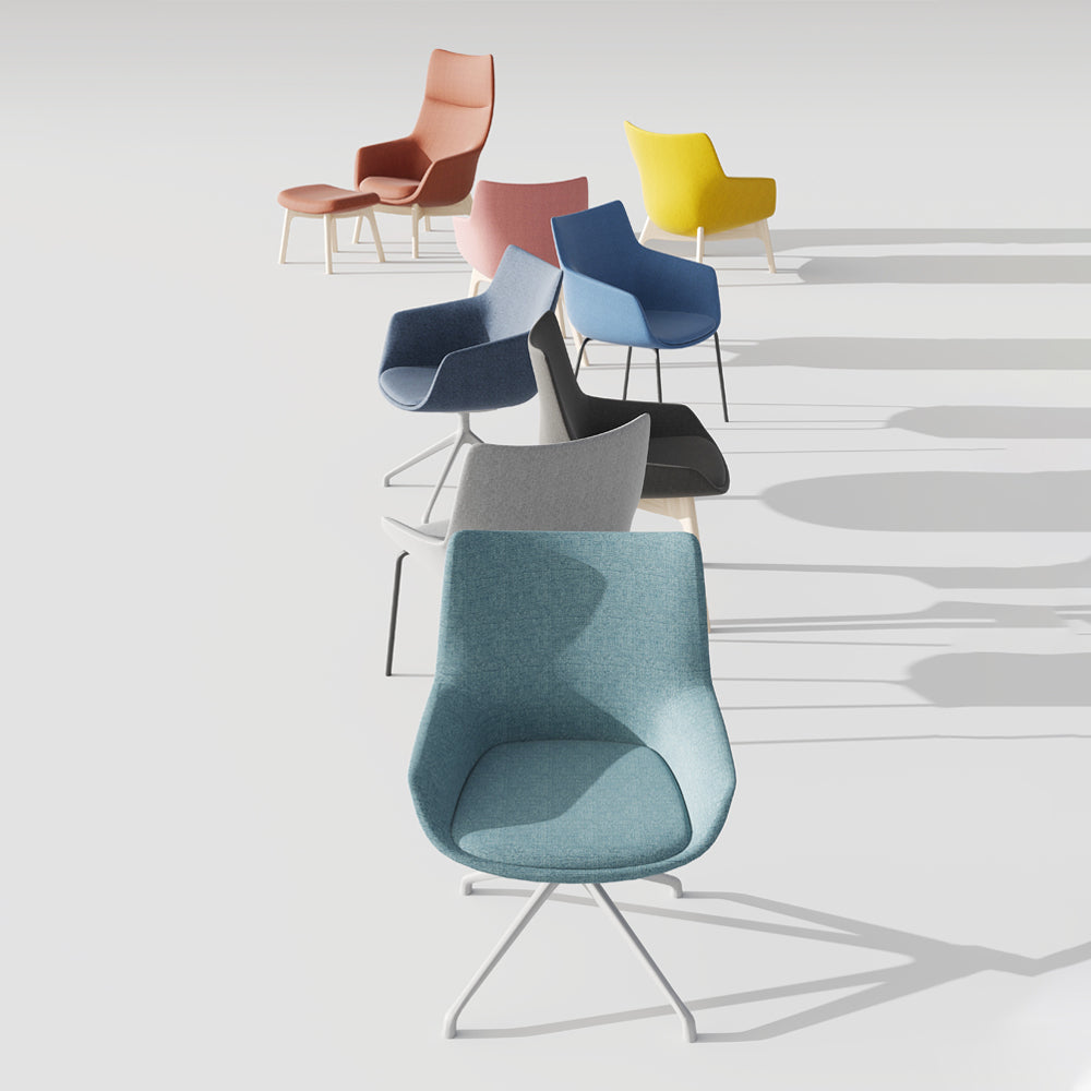 Living Room Lounge Chair - Oversized Reading Armchair with Side Pocket