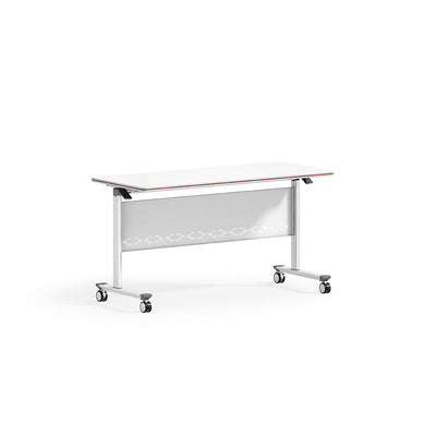 Modern Office Simple Design Mobile Metal Folding Training Table Can Be Customized Folding Table School Desk Academy Desk