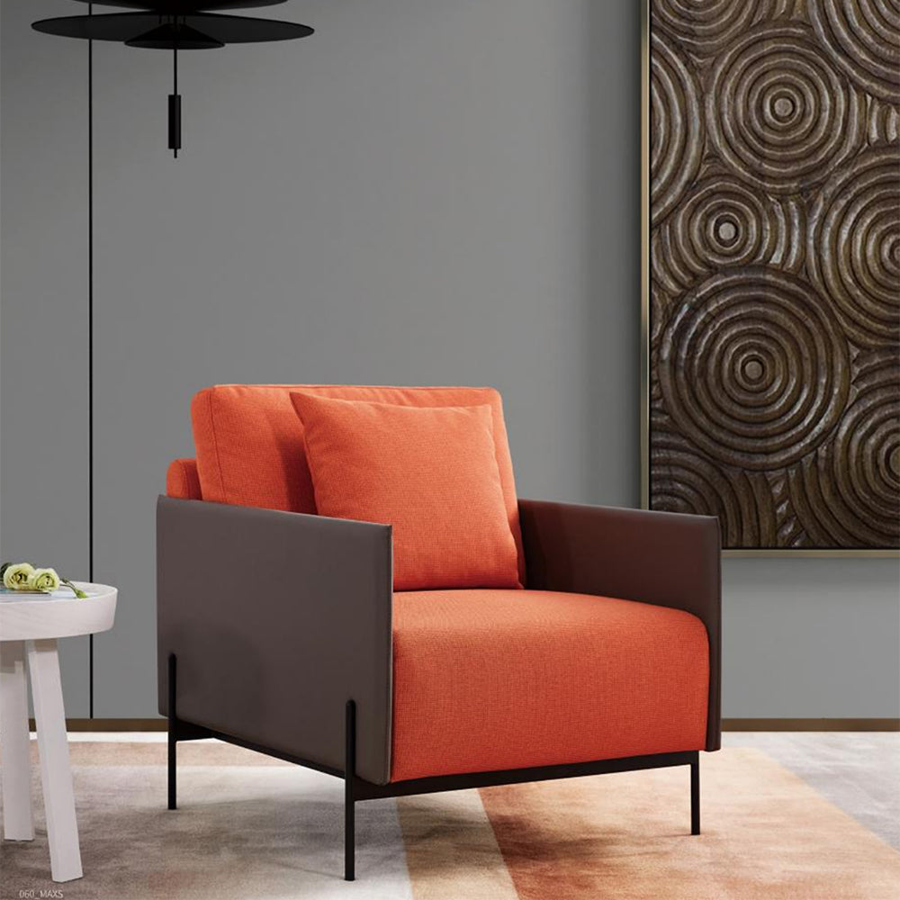 Modern Reception Sofa - Durable Tech Fabric Office Lounge Seating