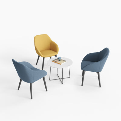 Adjustable Height Lounge Chair - Versatile Guest Chair