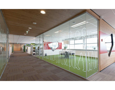 High Quality clear Office Partition Freest and Workstations Modular Office Divider Glass Office Partition Separation WALL System