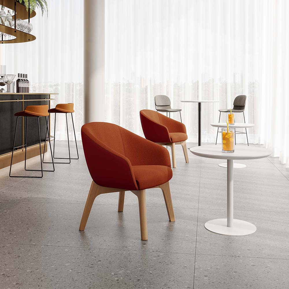 Paloma Lounge Chair - Modern Upholstered Accent Chair for Various Spaces