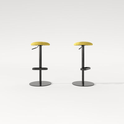 Round Swivel Stool - 360° Rotating Adjustable Stool for Counters