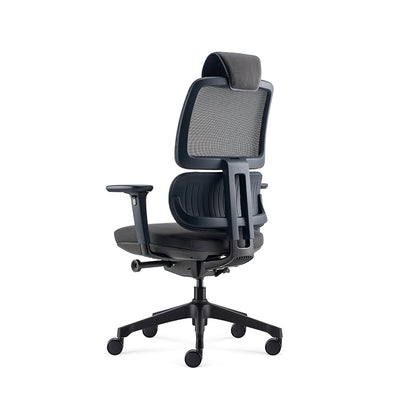 Heavy-duty Office Ergonomics Staff Chair Luxury Executive Rotating Mesh Chair Office Furniture with Headrest and Waist Support