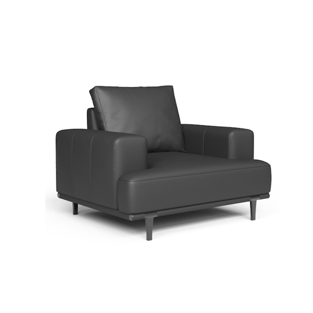 Clouds Atlas Sofa - Contemporary Leather Lounge Sofa with Plush Cushioning