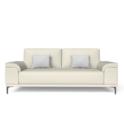 Clouds Atlas Leather Sofa - Timeless Lounge Sofa with Premium Full-Grain Leather