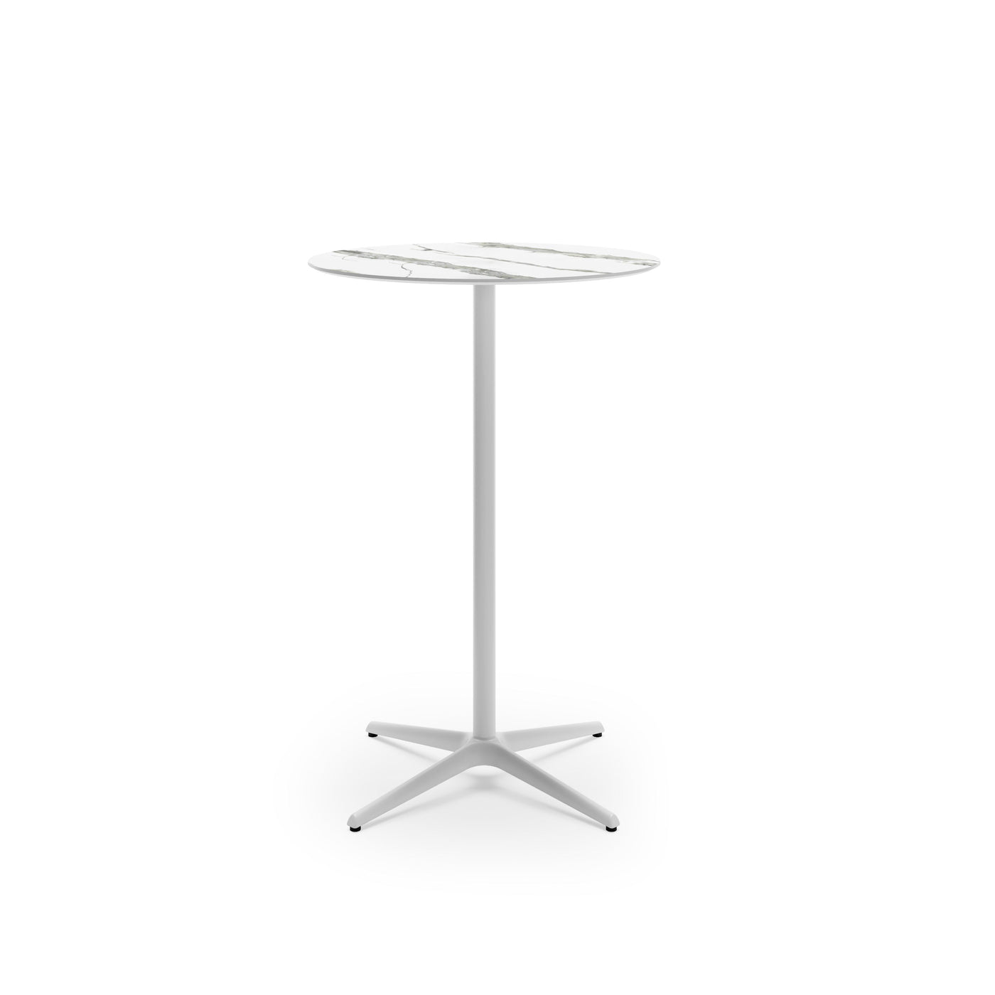 Simple Living Room Marble Edge a Few White Iron Art Round European Angle a Few Model Room Moving Coffee Table Coffee Table
