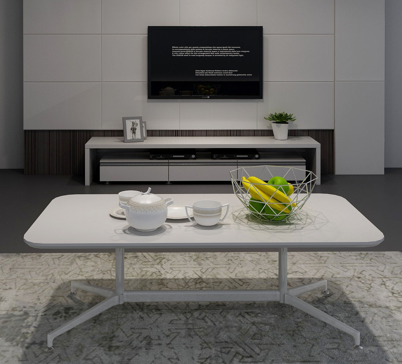 Modern Business Reception Reception Area Leisure Office Coffee Table(TBD)