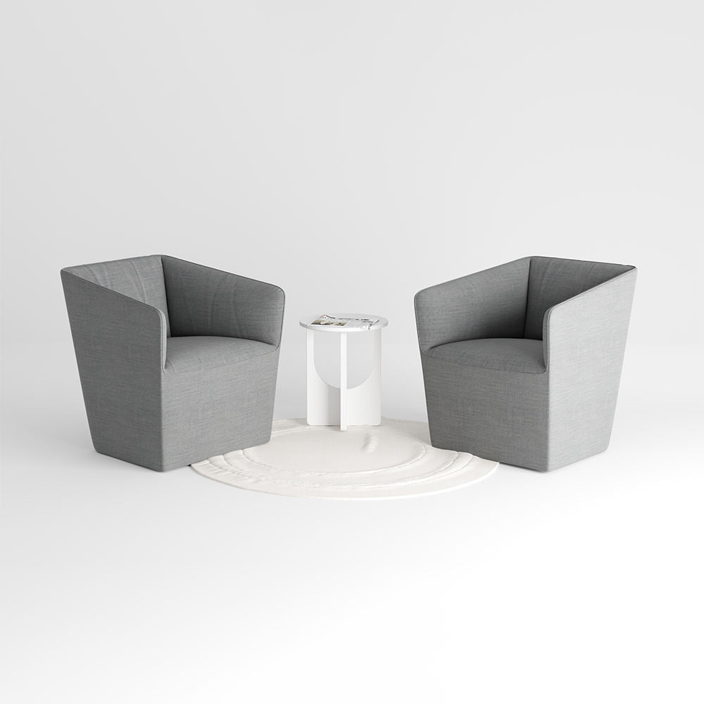 Square Guest Chair - Modern Reception Sofa for Office Waiting Areas