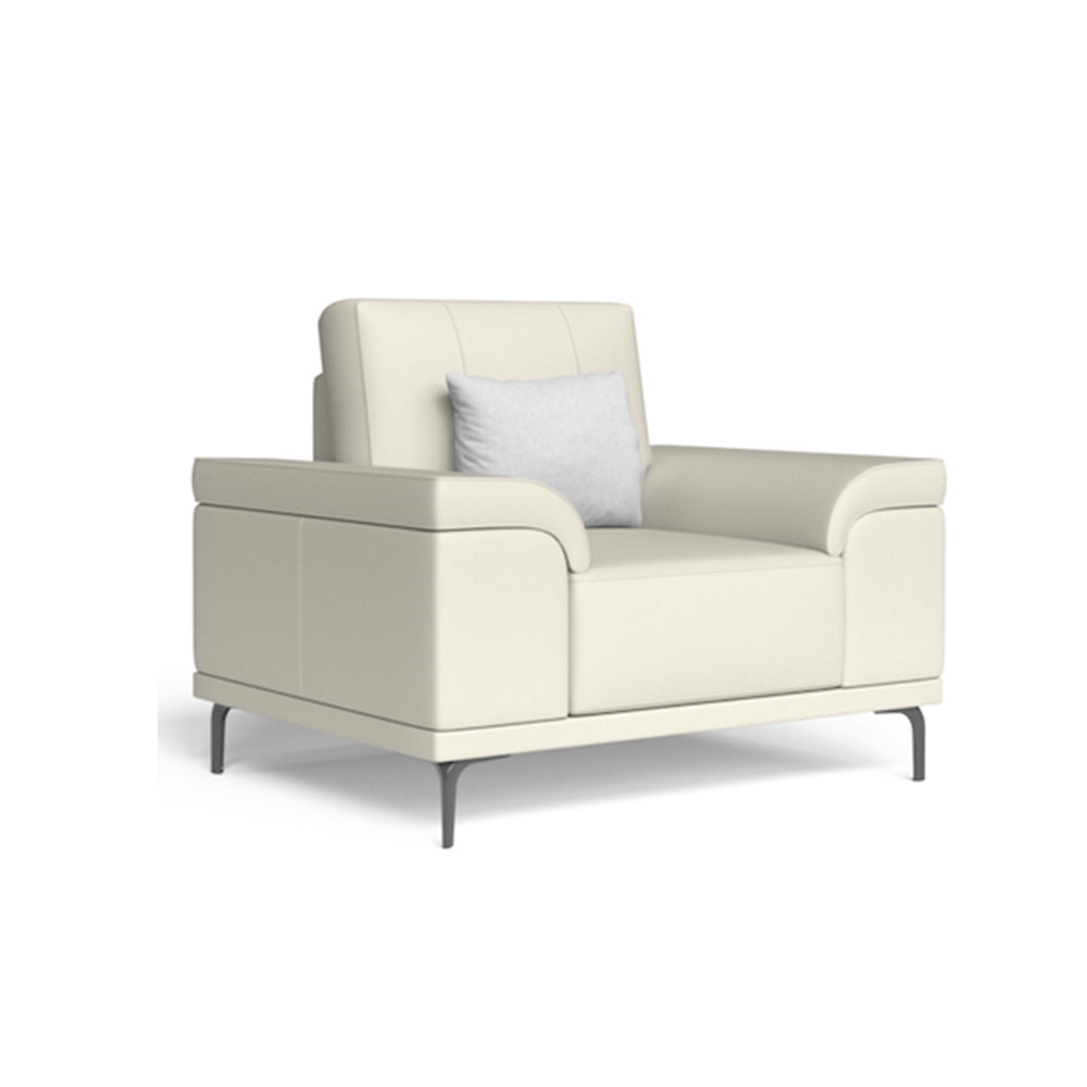 Clouds Atlas Leather Sofa - Timeless Lounge Sofa with Premium Full-Grain Leather