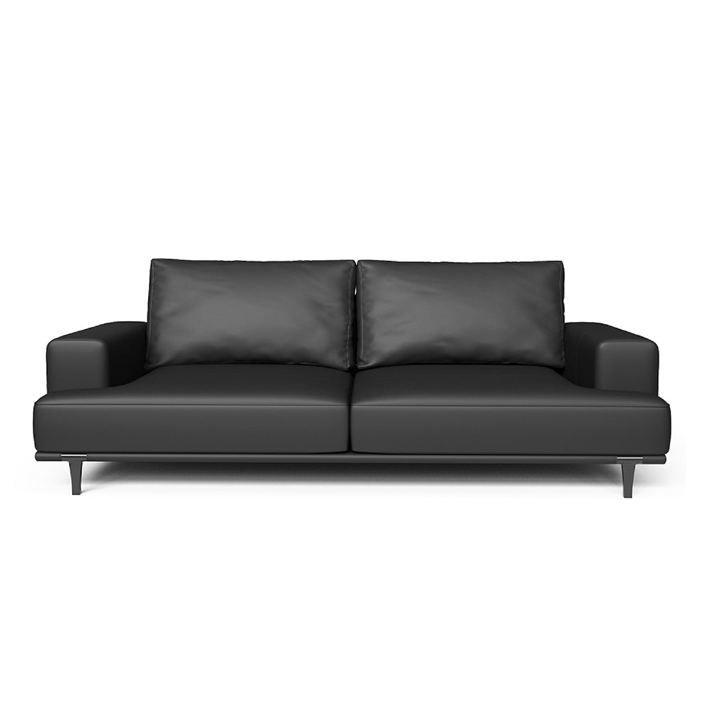 Clouds Atlas Sofa - Contemporary Leather Lounge Sofa with Plush Cushioning