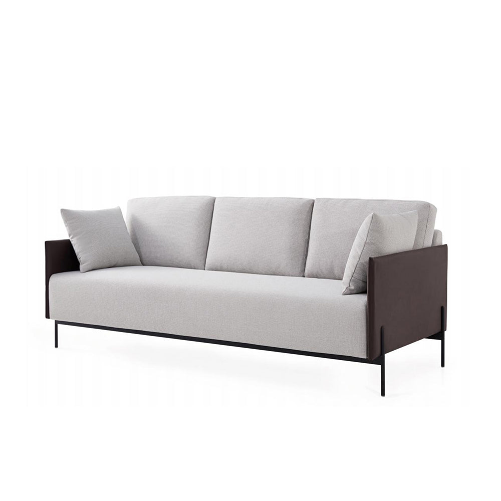 Modern Reception Sofa - Durable Tech Fabric Office Lounge Seating