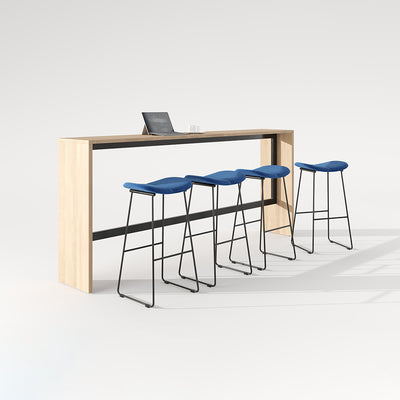 Curved Counter Stool - Ergonomic Seat for Bar & Kitchen Islands