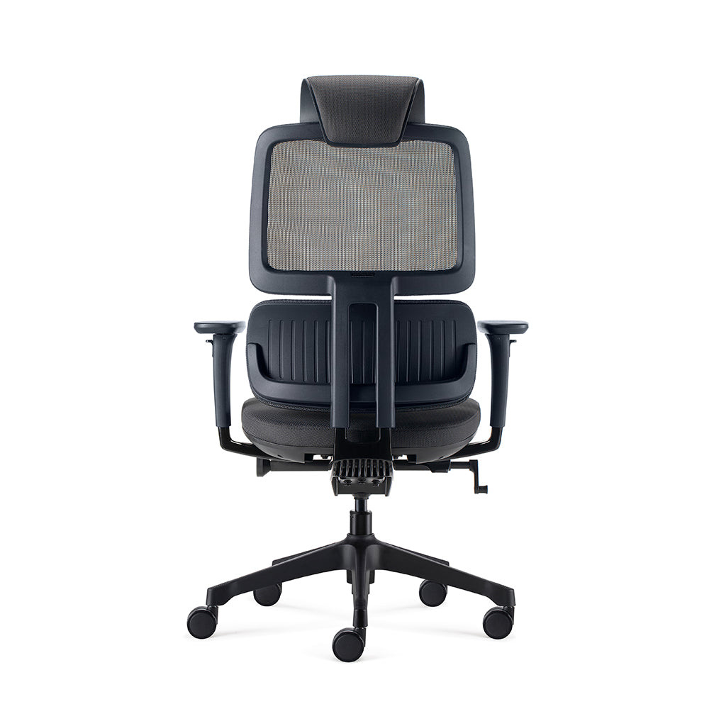 Heavy-duty Office Ergonomics Staff Chair Luxury Executive Rotating Mesh Chair Office Furniture with Headrest and Waist Support