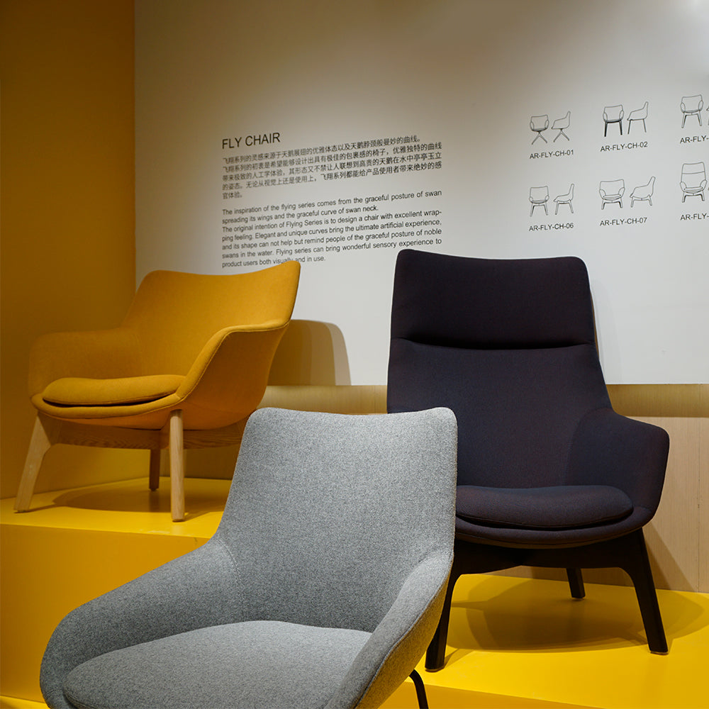 Living Room Lounge Chair - Oversized Reading Armchair with Side Pocket