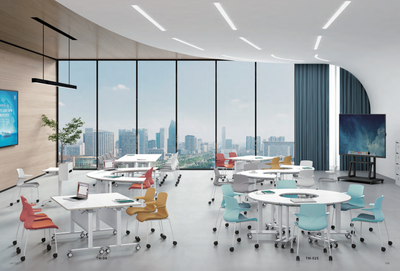 Modern Design Mobile Classroom Podium Church Lecture Podium Meeting Room