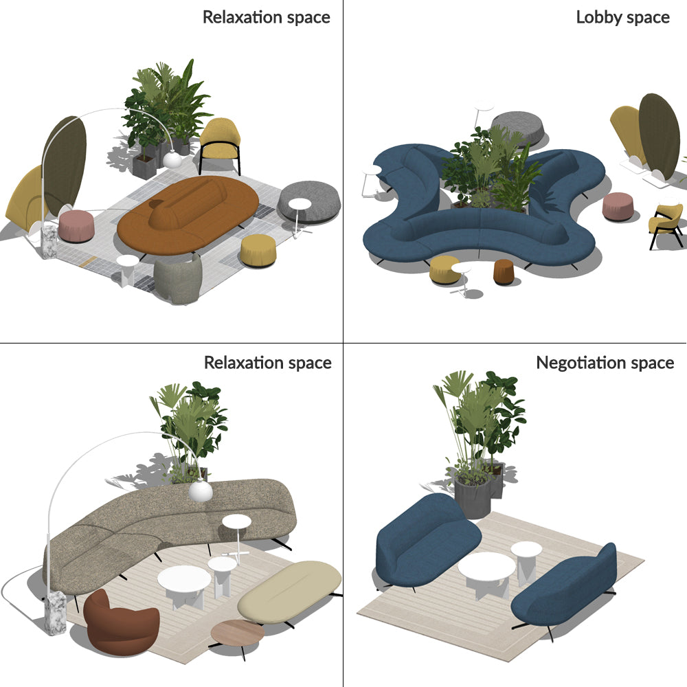 Modular Office Lounge Sofa - Build Your Own Seating Configuration