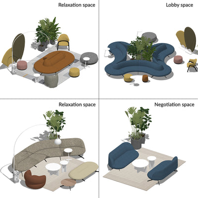 Modular Office Lounge Sofa - Build Your Own Seating Configuration