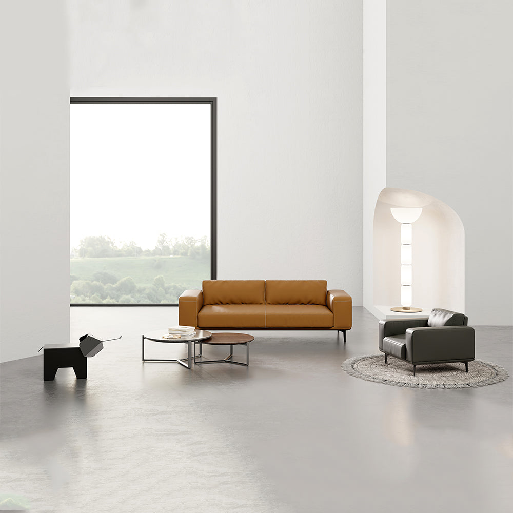 Clouds Atlas Leather Sofa - Italian Classic Lounge Sofa for Living Rooms