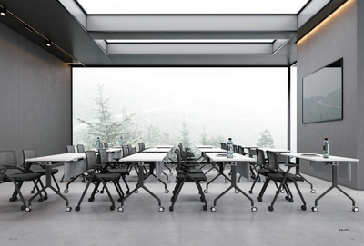 Modern Large Modular Conference Table for Home School Office Meeting Room