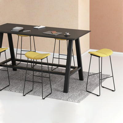 Curved Counter Stool - Ergonomic Seat for Bar & Kitchen Islands