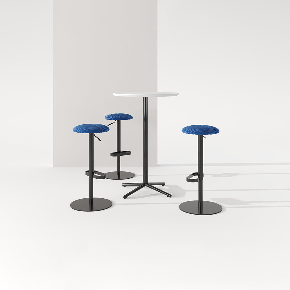 Round Swivel Stool - 360° Rotating Adjustable Stool for Counters