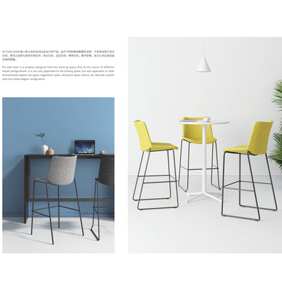 Bar Stools with Back Support and Footrest