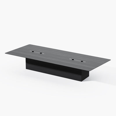 Modern Luxury Extendable Wooden Electric Adjustable Height Conference Table Standing Desk Design for Big Meetings Office