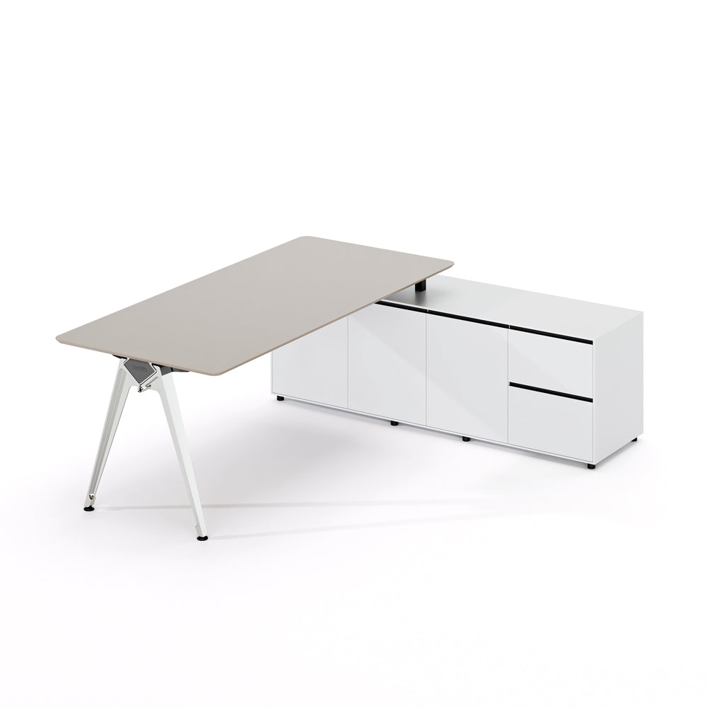Professional Manager Desk - Executive Office Desk with Storage Pedestal