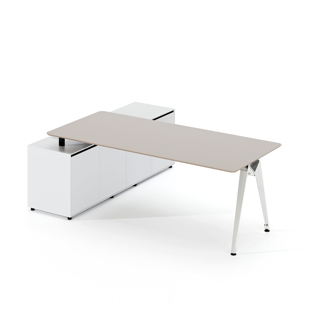 Professional Manager Desk - Executive Office Desk with Storage Pedestal