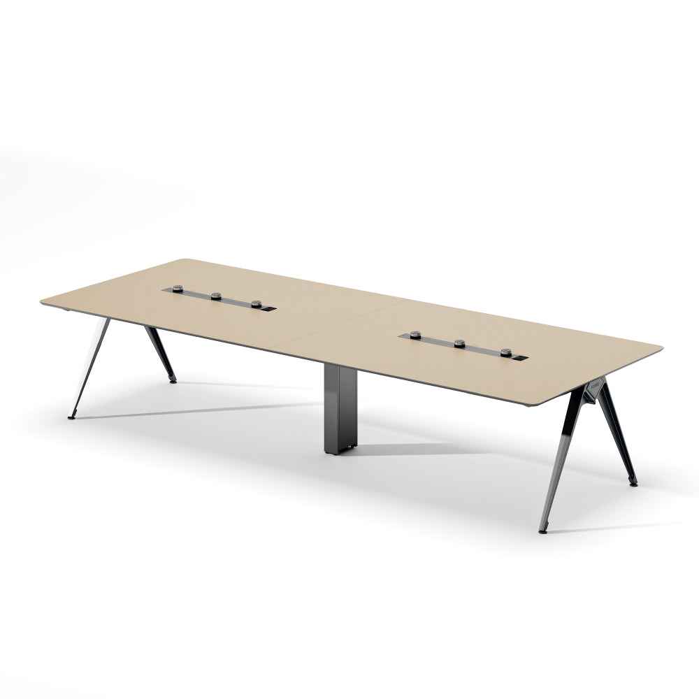 Minimalist Conference Table - Custom Sizable Meeting Desk with Smart Storage