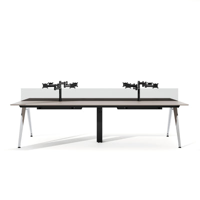 Custom Team Desk - Minimalist Design with Multifunctional Storage Options