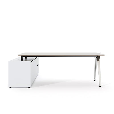 Professional Manager Desk - Executive Office Desk with Storage Pedestal